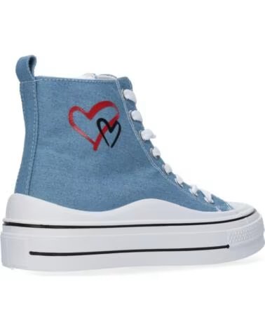 SPORT3PUNTO0 LA08-MARINO HOHE SEGELTUCH-SNEAKER DUNKELBLAU VARIOS COLORES