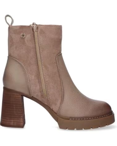 SPORT3PUNTO0 VR3-557 DAMEN STIEFELETTEN BLOCKABSATZ BEIGE VARIOS COLORES