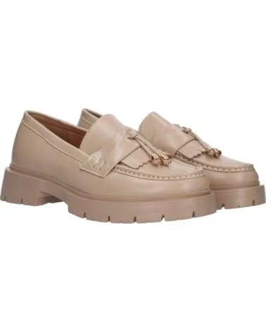 SPORT3PUNTO0 1746 MOCASSINS EN CUIR AVEC GLANDS BEIGE VARIOS COLORES