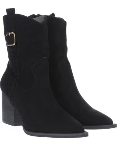 SPORT3PUNTO0 A-2432 SCHWARZE STIEFELETTEN MIT SCHNALLE VARIOS COLORES