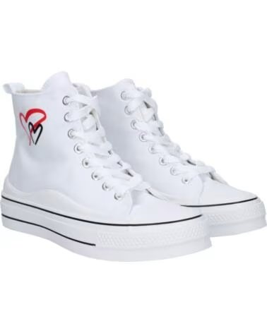 SPORT3PUNTO0 LA08 ZAPATILLAS BLANCAS ALTAS DE LONA VARIOS COLORES