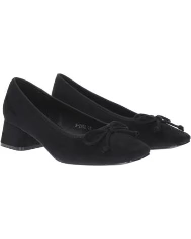 SPORT3PUNTO0 S-2492 DAMEN PUMPS MIT KLEINEM ABSATZ UND SCHLEIFE SCHWARZ VARIOS COLORES