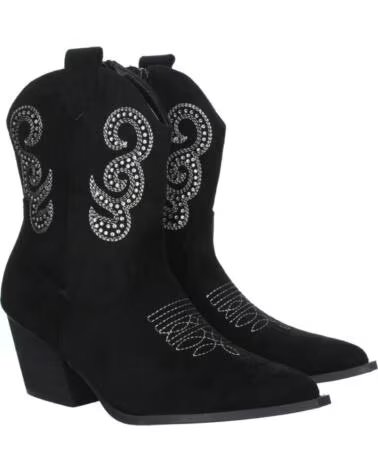 SPORT3PUNTO0 YZ23-65 SCHWARZE WESTERNSTIEFEL BESTICKT VARIOS COLORES