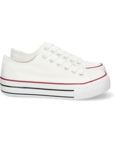 SPORT3PUNTO0 A307 SNEAKERS IN TELA BIANCHE CON PLATEAU VARIOS COLORES