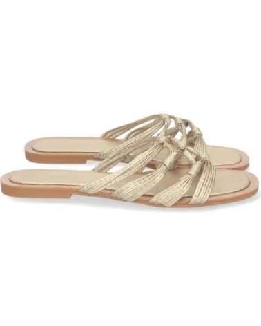 SPORT3PUNTO0 FLACHE GOLDENE SANDALEN BP-2317 VARIOS COLORES