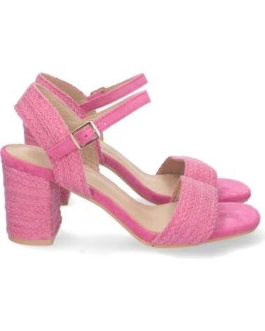 SPORT3PUNTO0 8852 SANDALI FUCSIA CON TACCO E CHIUSURA A FIBBIA VARIOS COLORES