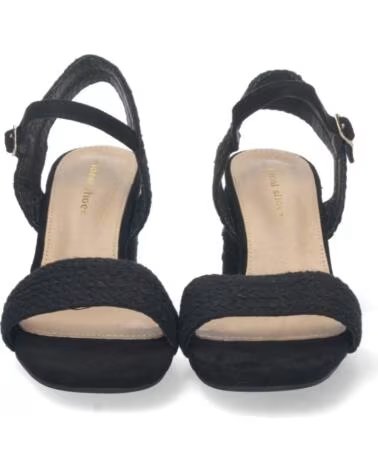 SPORT3PUNTO0 8852 HOCHHACKIGE SANDALEN SCHWARZ VARIOS COLORES