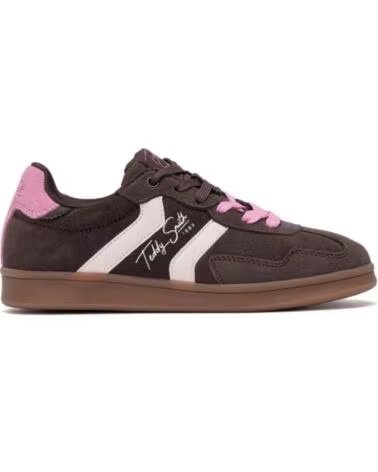 BASKETS FEMME TEDDY SMITH TDS 121113 MARRON MARRóN