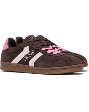 BASKETS FEMME TEDDY SMITH TDS 121113 MARRON MARRóN