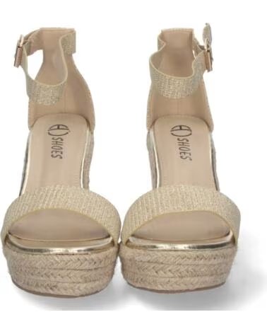 SPORT3PUNTO0 FZ22-25-ORO KEILSANDALEN MIT GLITZER VARIOS COLORES