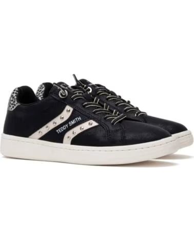 SNEAKER DONNA TEDDY SMITH TDS 121122 NERO NEGRO