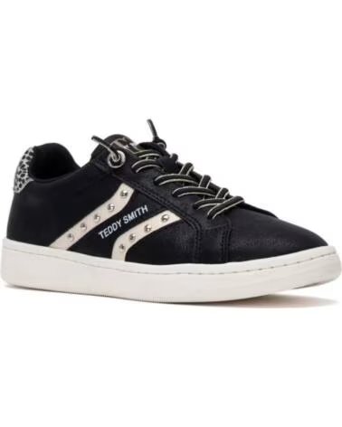 SNEAKER DONNA TEDDY SMITH TDS 121122 NERO NEGRO