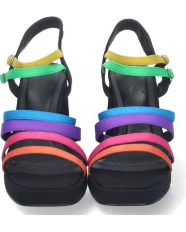 SPORT3PUNTO0 S-2388-MULTI MEHRFARBIGE ABSATZSANDALEN VARIOS COLORES