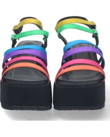 SANDALES PLATEFORME MULTICOLORES SPORT3PUNTO0 S-2387 VARIOS COLORES
