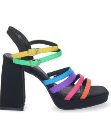 SPORT3PUNTO0 S-2388-MULTI MEHRFARBIGE ABSATZSANDALEN VARIOS COLORES