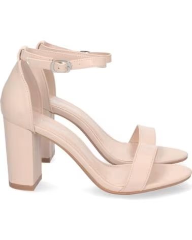 SPORT3PUNTO0 P-6398 BEIGE SANDALI CON TACCO LARGO VARIOS COLORES