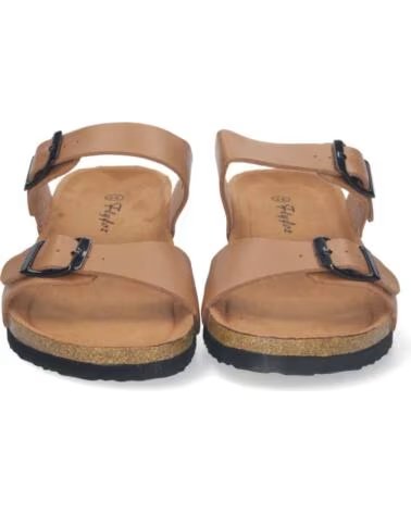 SPORT3PUNTO0 M-220 TAUPE FLACHE SCHNALLENSANDALEN VARIOS COLORES