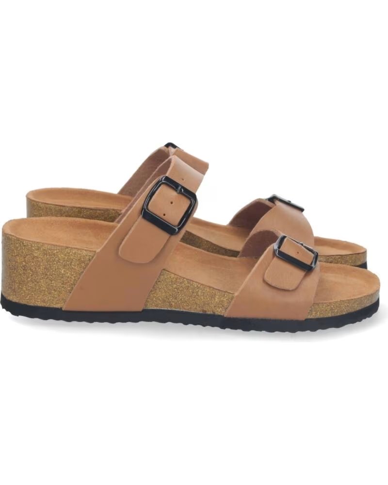 SPORT3PUNTO0 M-220 TAUPE FLACHE SCHNALLENSANDALEN VARIOS COLORES