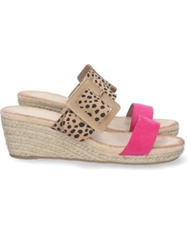 SPORT3PUNTO0 FB-2244 FUCSIA SANDALO CON ZEPPA VARIOS COLORES