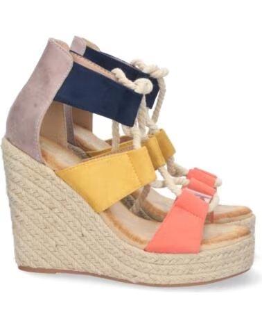 SPORT3PUNTO0 1DB-1541 SANDALI CON ZEPPA MULTICOLORE CON DETTAGLI IN CORDA VARIOS COLORES