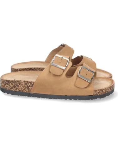 SPORT3PUNTO0 1AY-1056-CAMEL FLACHE SANDALEN MIT SCHNALLEN VARIOS COLORES