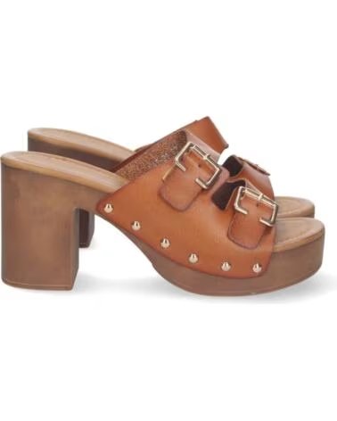 SPORT3PUNTO0 W18-91 CAMEL ZOCCOLI IN PELLE CON FIBBIE VARIOS COLORES