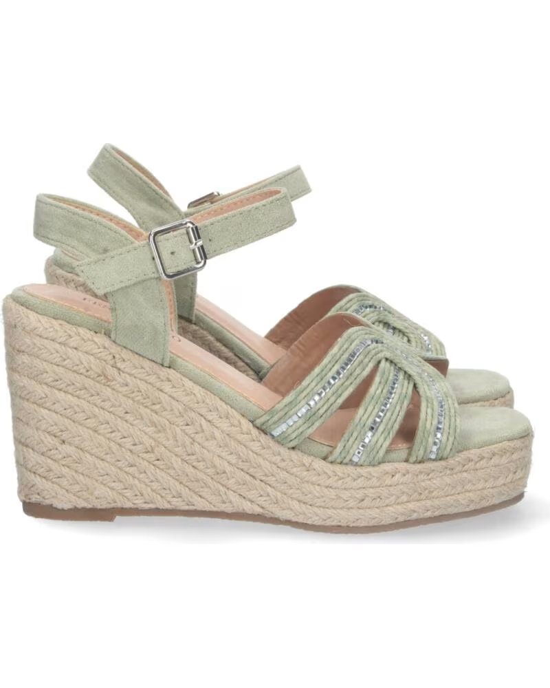 SPORT3PUNTO0 C5062 KEILSANDALEN GRÜN VARIOS COLORES