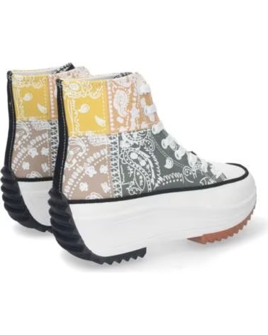 SPORT3PUNTO0 SNEAKER 7P01 GRÜN PATCHWORK-MUSTER VARIOS COLORES