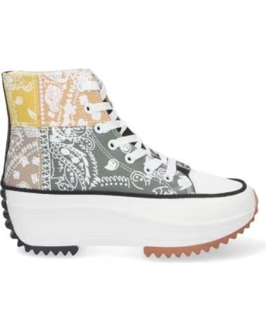 SPORT3PUNTO0 SNEAKER 7P01 GRÜN PATCHWORK-MUSTER VARIOS COLORES