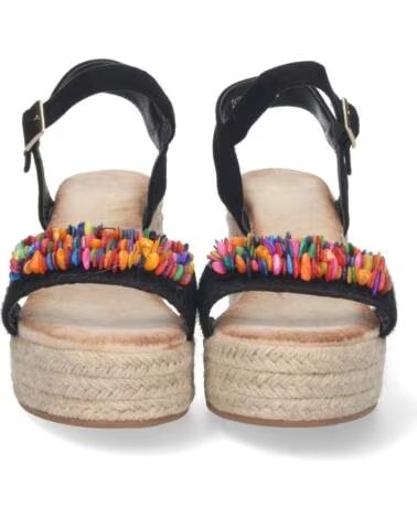 SPORT3PUNTO0 2CF-2155 SCHWARZE KEILSANDALEN MEHRFARBIG VARIOS COLORES
