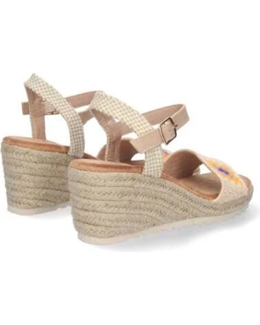 SPORT3PUNTO0 WH-3P7052 KEILSANDALEN BEIGE BESTICKT VARIOS COLORES