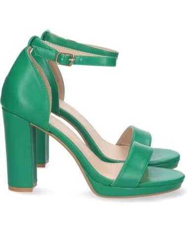 SPORT3PUNTO0 W18-82 VERDE SANDALI CON TACCO ALTO E CINTURINO ALLA CAVIGLIA VARIOS COLORES