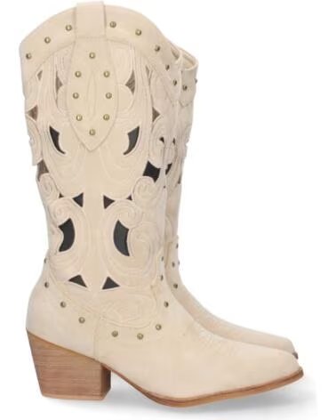 SPORT3PUNTO0 YZ22-05 STIVALI CAMPEROS STILE WESTERN BEIGE VARIOS COLORES