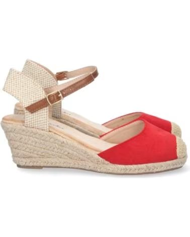 SPORT3PUNTO0 YJ622 KEILSANDALETTEN ESPADRILLES MIT KNÖCHELRIEMEN VARIOS COLORES