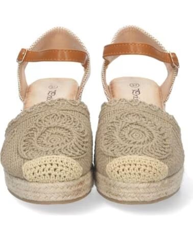 SPORT3PUNTO0 JSZ186-KAKI KEILABSATZ ESPADRILLE VARIOS COLORES