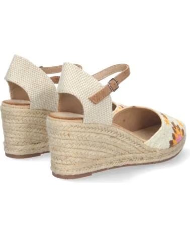 SPORT3PUNTO0 KEILSANDALE JNS-5P101 TAUPE BESTICKT VARIOS COLORES
