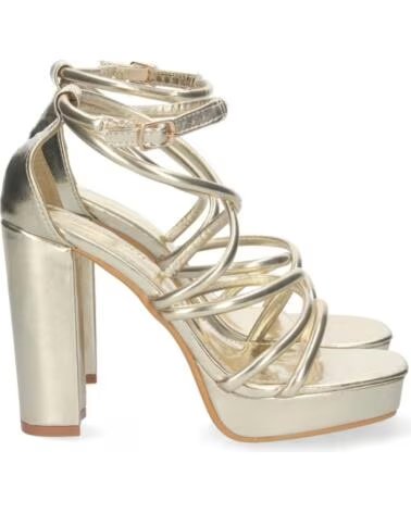 SANDALI CON TACCO ALTO E LISTINI INCROCIATI SPORT3PUNTO0 2BL-2099 ORO VARIOS COLORES