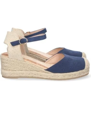 SPORT3PUNTO0 CF-2198 SANDALI CON ZEPPA ESPADRILLAS BLU VARIOS COLORES
