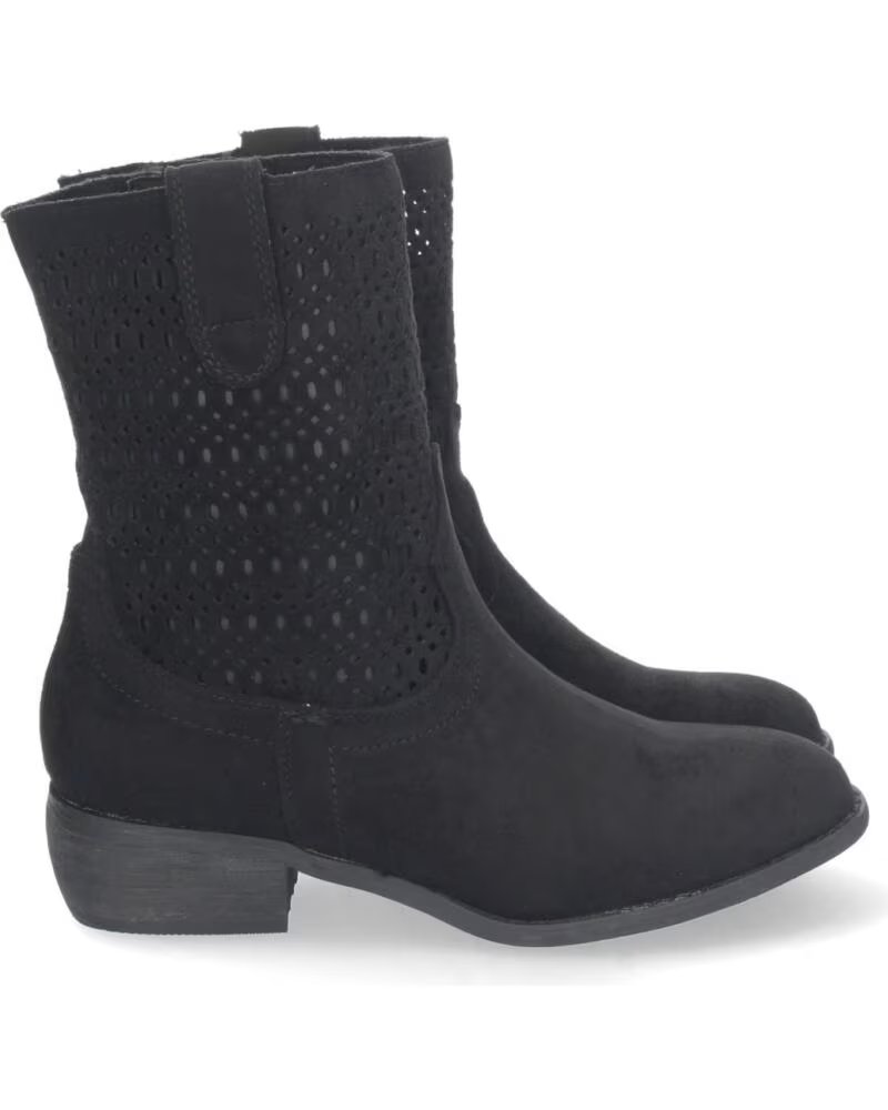 SPORT3PUNTO0 A-2210 PERFORIERTE WESTERNSTIEFELETTEN SCHWARZ VARIOS COLORES