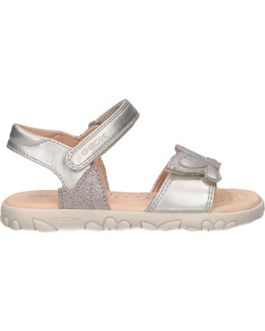 Sandalen für Mädchen GEOX J928ZA 0AJ77 J SANDAL C1007 SILVER