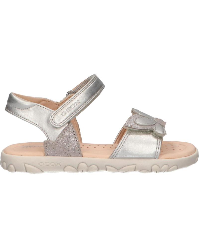 Sandalen für Mädchen GEOX J928ZA 0AJ77 J SANDAL C1007 SILVER