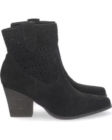 SPORT3PUNTO0 WESTERN STIEFELETTEN A-2219 SCHWARZ PERFORIERT VARIOS COLORES
