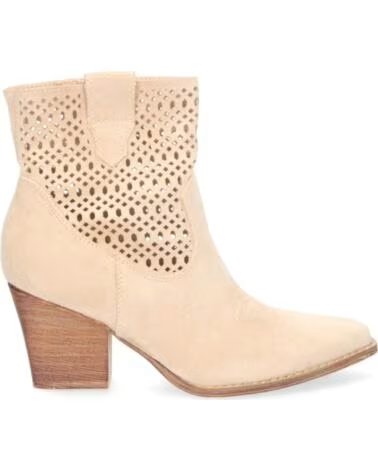 SPORT3PUNTO0 A-2219 PERFORIERTE WESTERN-STIEFELETTEN BEIGE VARIOS COLORES