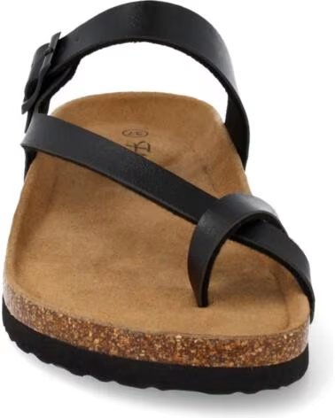 SPORT3PUNTO0 M-15 SCHWARZE ZEHENTRENNER SANDALEN VARIOS COLORES