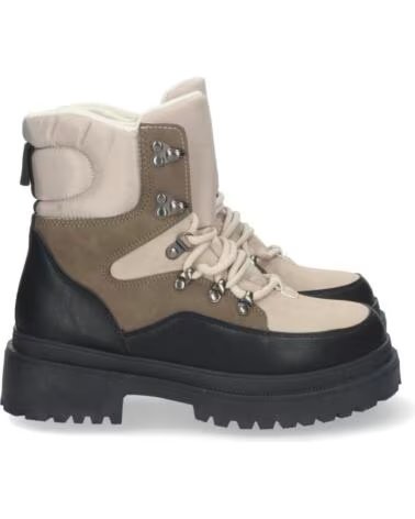 SPORT3PUNTO0 2CD-2063 STIVALETTI STILE MONTAGNA IN BEIGE E NERO VARIOS COLORES