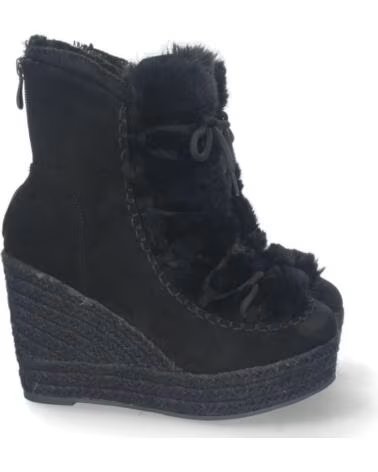 SPORT3PUNTO0 YZ22-38 SCHWARZE KEILSTIEFEL MIT FELL VARIOS COLORES