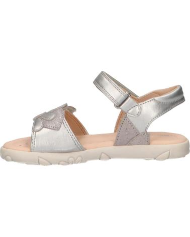 Sandalen für Mädchen GEOX J928ZA 0AJ77 J SANDAL C1007 SILVER
