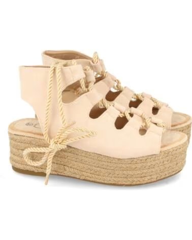 SPORT3PUNTO0 D8520 TAUPE SANDALO CON ZEPPA E PIATTAFORMA VARIOS COLORES