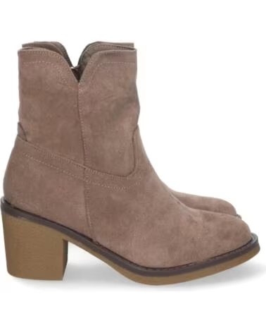 SPORT3PUNTO0 2FB-2085 WESTERN-STIEFELETTEN AUS SYNTHETIK-WILDLEDER KAKI VARIOS COLORES