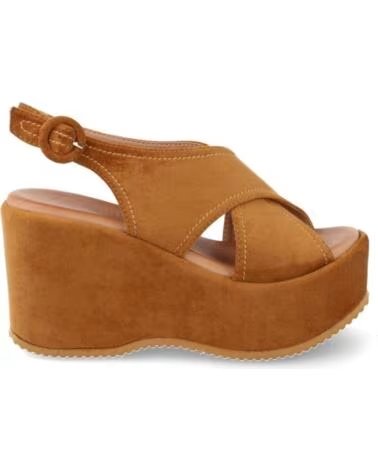 SPORT3PUNTO0 1FF-19168 SANDALI CON ZEPPA CAMEL VARIOS COLORES